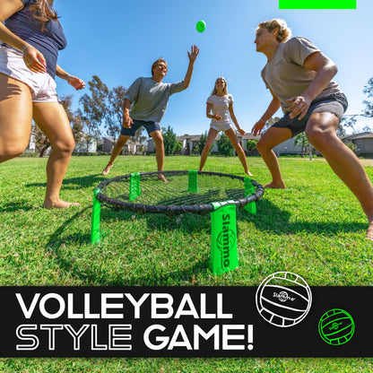 GoSports Slammo Game Set (Includes 3 Balls, Carrying Case and Rules) - Outdoor Lawn, Beach & Tailgating Roundnet Game for Kids, Teens & Adults - CookCave