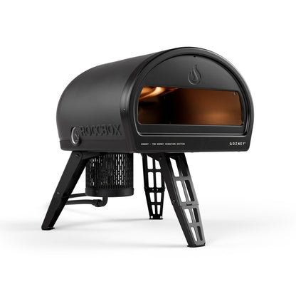 Gozney Roccbox Outdoor Pizza Oven, Black, Portable, Gas & Wood Fired, Restaurant-Grade - CookCave
