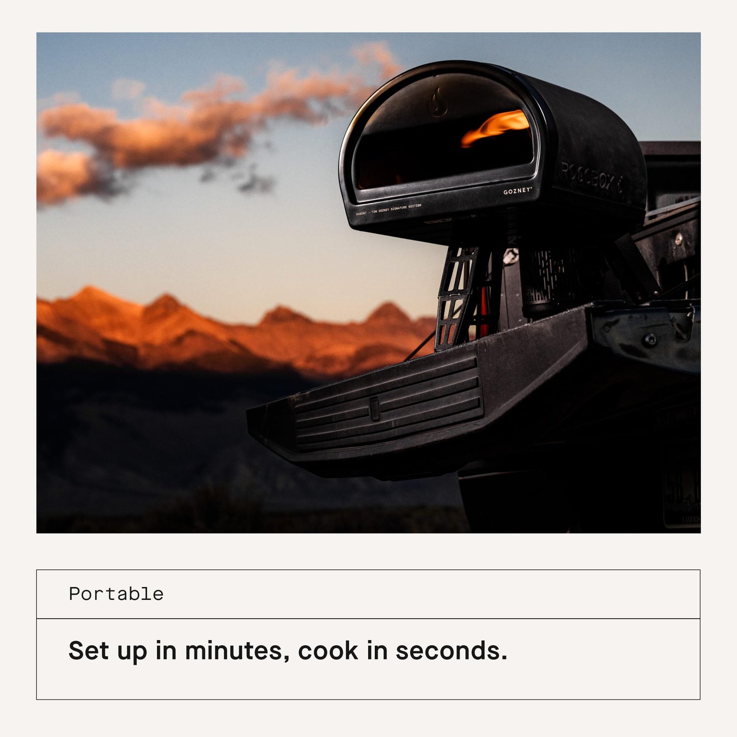 Gozney Roccbox Outdoor Pizza Oven, Black, Portable, Gas & Wood Fired, Restaurant-Grade - CookCave