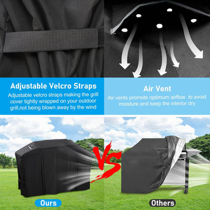 Griddle Cover for Blackstone 28 XL inch Griddle,Rip-Proof Upgraded Heavy Duty Material 75in Culinary Griddle Cover,Waterproof UV & Fade Resistant Flat Top Gas Grill Cover with Strap and Two Zippers - CookCave