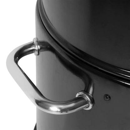Grill Boss 4 Tier Vertical Freestanding Charcoal Smoker Portable BBQ Grill with Temperature Gauge for Outdoors, 564 Square Inch Cooking Area, Black - CookCave