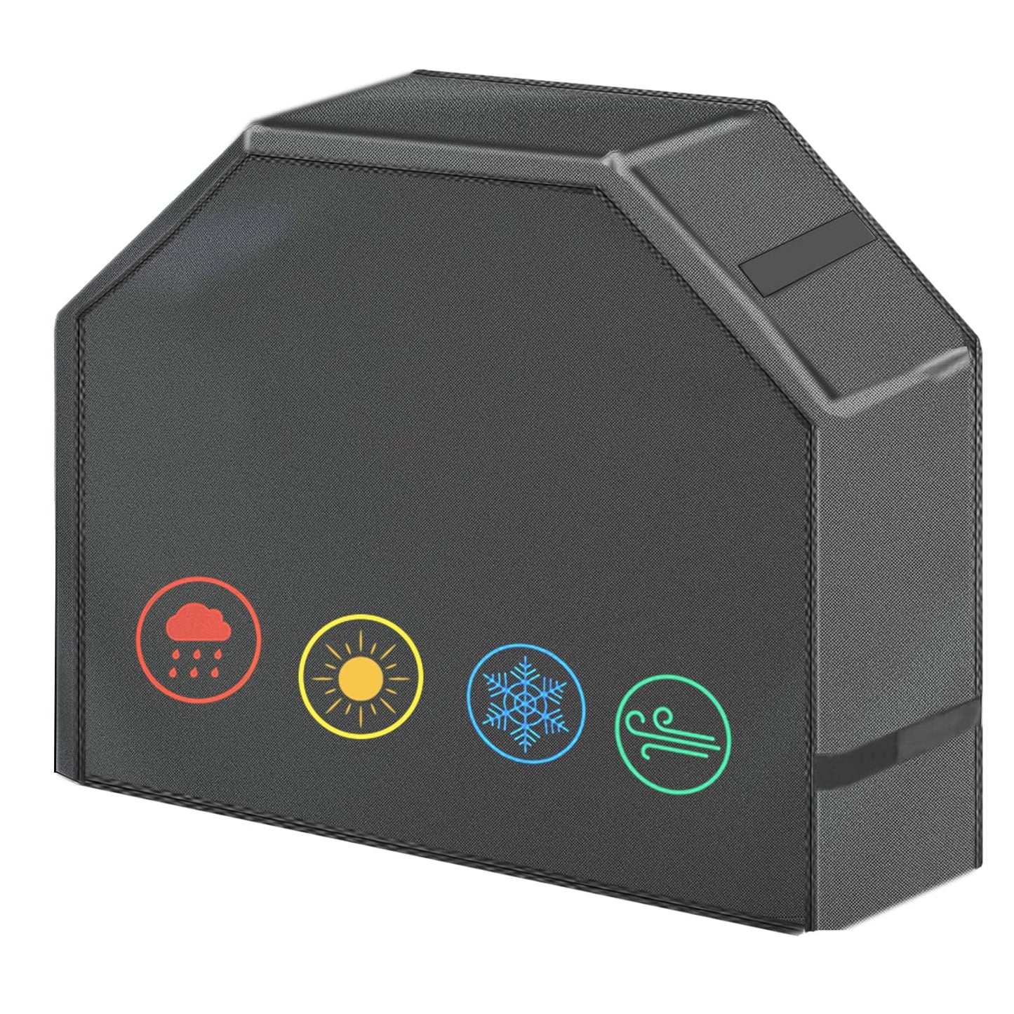 Grill Cover, 58 inch Waterproof BBQ Gas Grill Cover, Outdoor Barbecue Grill Cover with Hook and Loop for Char-Broil Nexgrill Weber and More Grills - CookCave