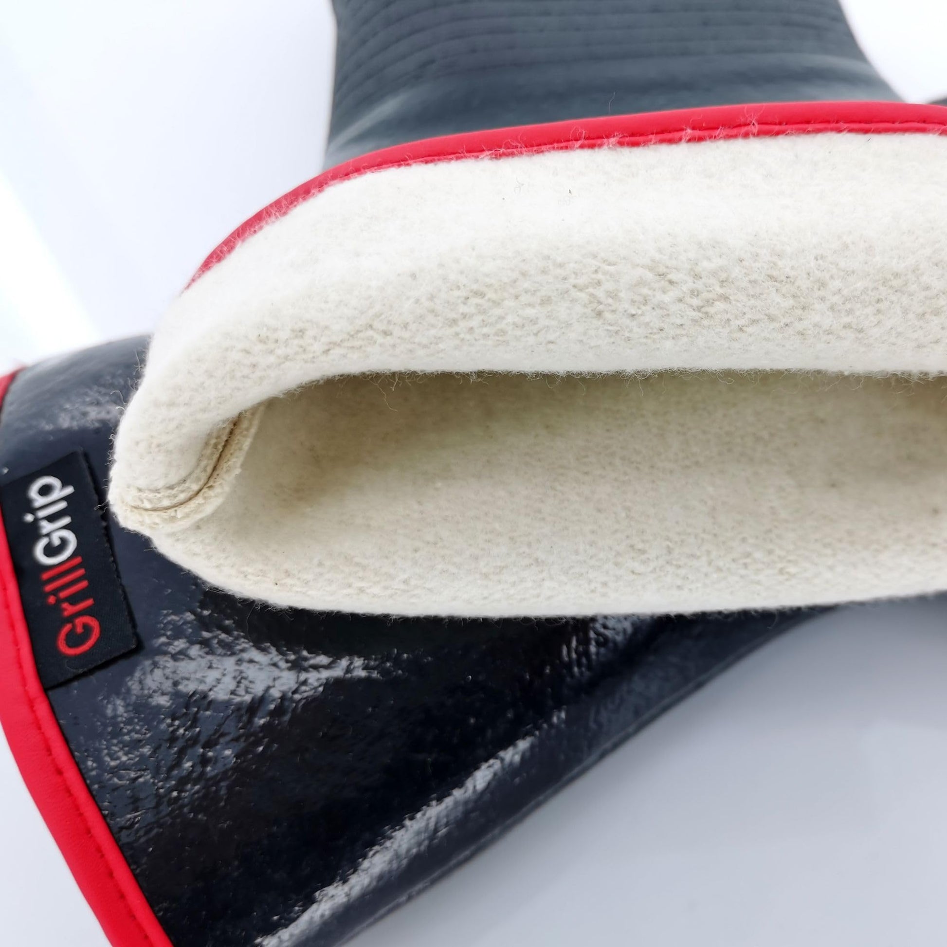 GrillGrip Heat Resistant BBQ Grill Gloves 932°F – Waterproof Neoprene Mitts with Long Cuffs for Grilling, Smoking, Deep Frying, Barbecue, Cooking, Handling Hot Meat, Turkey, Outdoor Use - CookCave