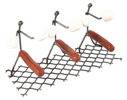 GUTE Hot Dog Roaster Stainless Steel Three Man Stick Figure Griller Funny Barbeque BBQ Grilling Gifts, Dad Gifts, Men Novelty Hotdog - Great for Parties, Birthdays, Tailgates! - CookCave