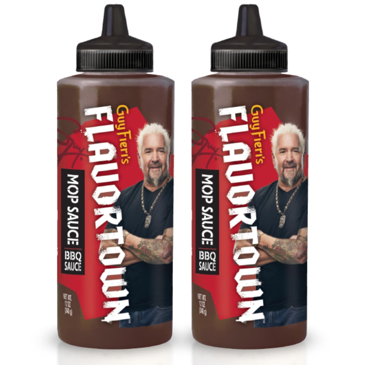 Guy Fieri's Flavortown Mop BBQ Sauce - Moppin Barbecue Sauce, Beef Brisket Marinade, Sweet and Tangy, Great for Basting - 14 Ounce (Pack of 2) - CookCave
