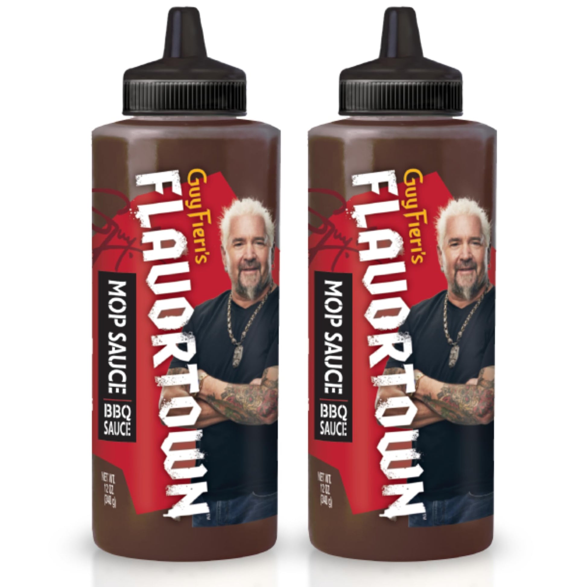 Guy Fieri's Flavortown Mop BBQ Sauce - Moppin Barbecue Sauce, Beef Brisket Marinade, Sweet and Tangy, Great for Basting - 14 Ounce (Pack of 2) - CookCave