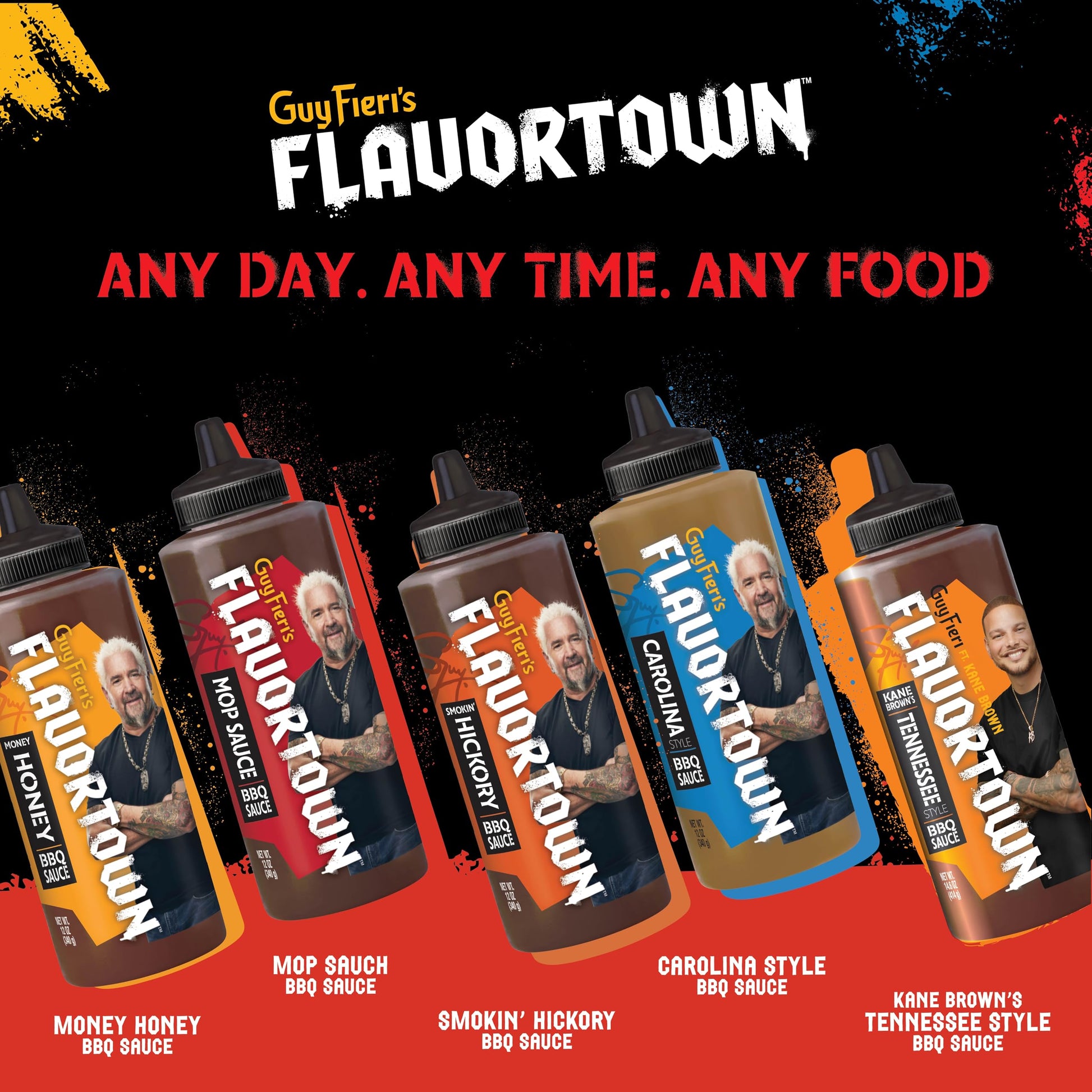 Guy Fieri's Flavortown Mop BBQ Sauce - Moppin Barbecue Sauce, Beef Brisket Marinade, Sweet and Tangy, Great for Basting - 14 Ounce (Pack of 2) - CookCave