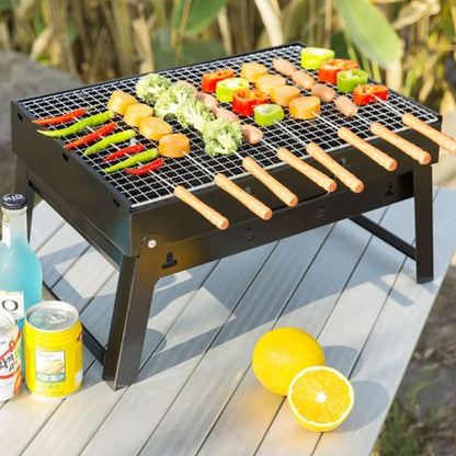 HAKSEN 12 PCS Barbecue Skewers with Wood Handle Marshmallow Roasting Sticks Meat Hot Dog Fork Best for BBQ Camping Cookware Campfire Grill Cooking, Stainless Steel,12 Inches(Including Handle) - CookCave