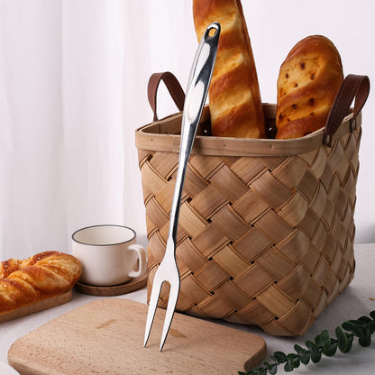 HANSGO Carving Fork, Stainless Steel Meat Two-Prong Fork for Cooking Kitchen BBQ, 15inch - CookCave