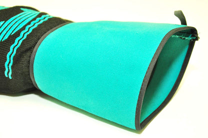 Heat Resistant Gloves - 1472 ℉ Grilling Gloves For Fireplace - Barbeque Accessories For Kitchen - BBQ Gloves - Oven Mitt For Oven, 1 Pair Easy Slip-on Long Cuff, Dupont Nomex HeatFiber is Made In USA - CookCave