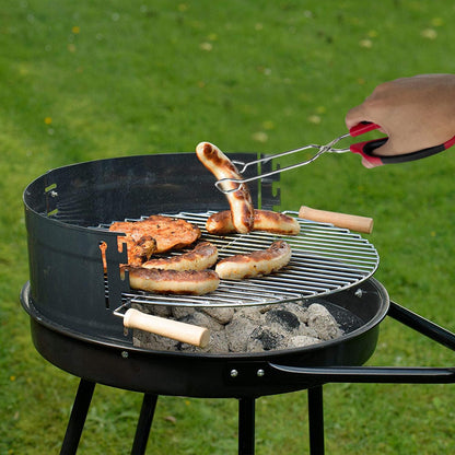 HINMAY Stainless Steel Scissor Tongs 10-Inch and 12-Inch Set, Set of 2 - CookCave