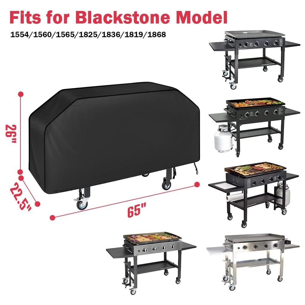 iCOVER 36 inch Griddle Cover for Blackstone, Waterproof Lightweight Polyester Barbecue Cover Flat Top Gas Grill Cover for Blackstone 36" Griddle Cooking Station for Camp Chef - CookCave
