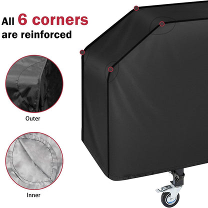 iCOVER 36 inch Griddle Cover for Blackstone, Waterproof Lightweight Polyester Barbecue Cover Flat Top Gas Grill Cover for Blackstone 36" Griddle Cooking Station for Camp Chef - CookCave