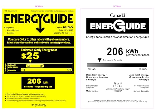 Igloo 3.2 Cu.Ft. Single Door Compact Refrigerator with Freezer - Slide Out Glass Shelf, Perfect for Homes, Offices, Dorms - Black - CookCave
