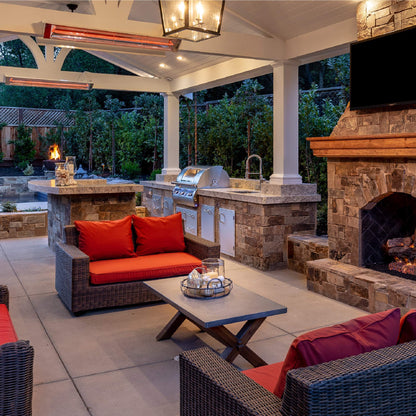 Infratech W-3024 SS Stainless Steel 61.25” Single Element Fixture 3000 Watt, 240 Volt, Stainless Steel - CookCave