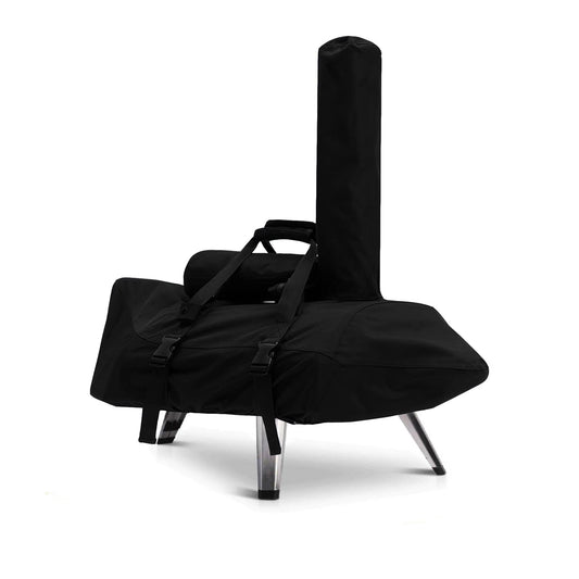 Jiesuo Cover for Ooni Karu 12 Pizza Oven, Heavy Duty Waterproof Accessories for Pizza Maker Carry Cover with Seperate Chimney Bag - CookCave