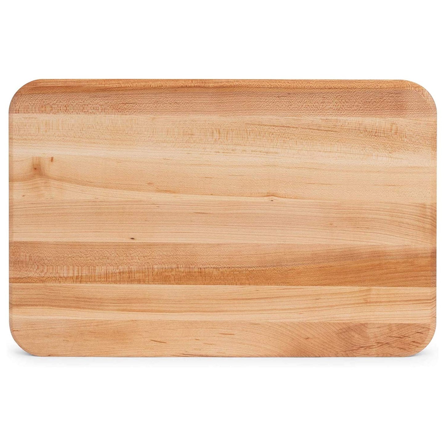 John Boos Boos Block Chop-N-Slice Series Reversible Wood Cutting Board with Integrated Finger Grips, 1.25-Inch Thickness, 18" x 12" x 1 1/4", Maple - CookCave