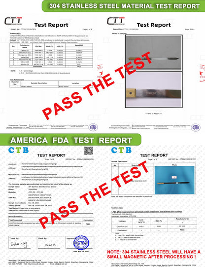 JOWHONK 23.5" Long Kabob Skewers,1 Inch Wide 304 Stainless Steel Barbecue Skewers for Grilling with Wooden Handle,Metal Flat BBQ Skewer for Koubideh Brazilian Shish Kebab Skewer(8),BBQ Mop Brush(1) - CookCave