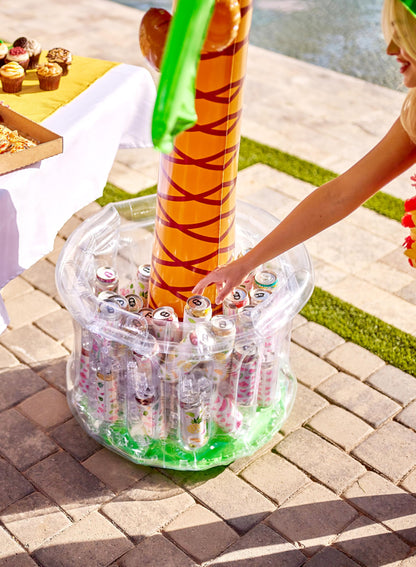 JOYIN 60" Inflatable Palm Tree Cooler, Beach Theme Decor, Pool Party Decorations, Luau Hawaiian Birthday Party Supplies, Ocean Jungle Tropical Themed Summer Outdoor Drink Cooler - CookCave