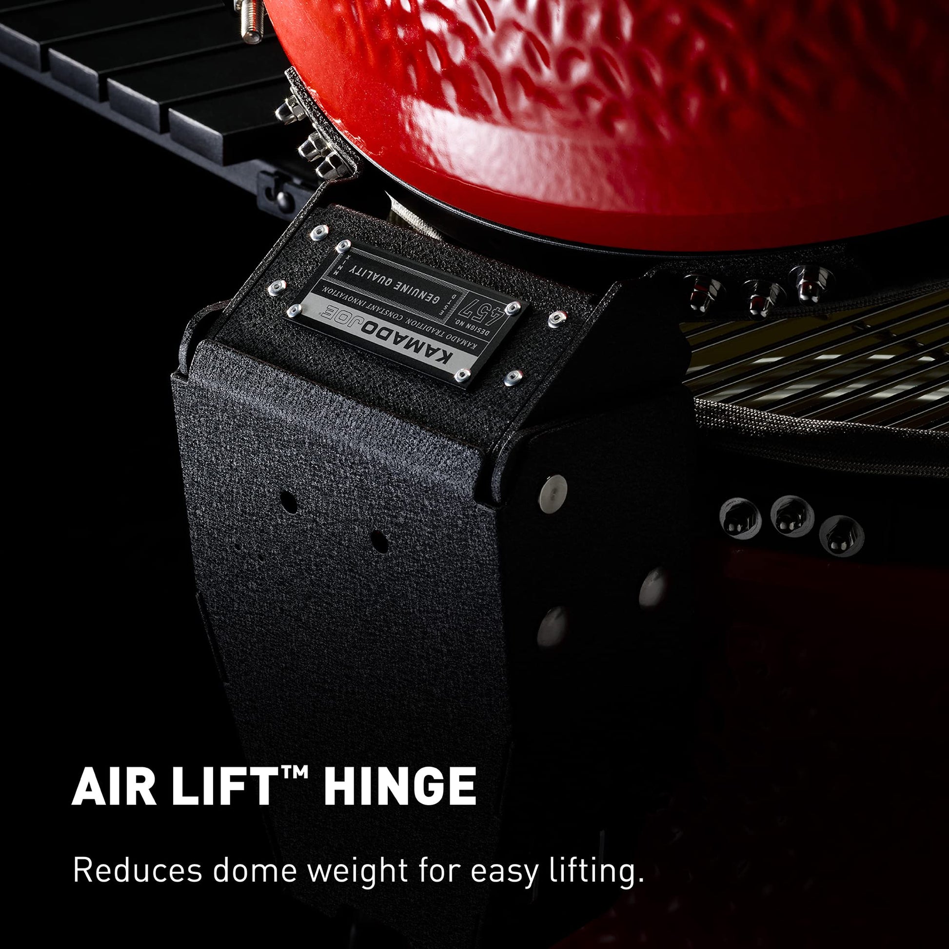 Kamado Joe Big Joe Series II 24-inch Ceramic Charcoal Grill and Smoker with Cart, Side Shelves, Stainless Steel Grates and 450 Cooking Square Inches in Red, Model BJ24RHC - CookCave