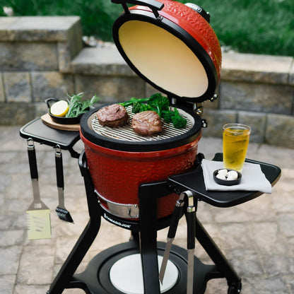 Kamado Joe KJ15112524 Joe Jr. Cart Stand, Black - CookCave