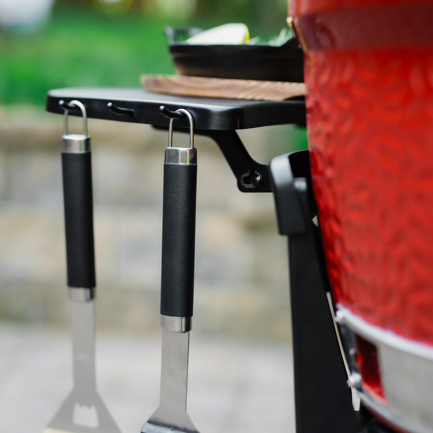 Kamado Joe KJ15112524 Joe Jr. Cart Stand, Black - CookCave