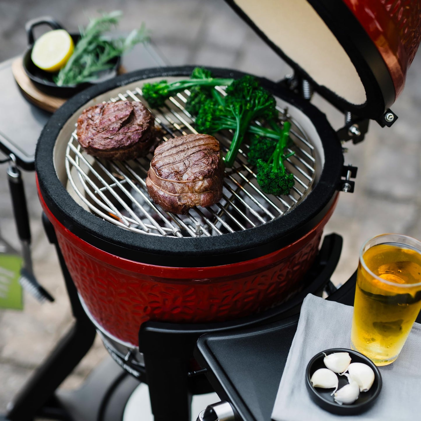 Kamado Joe KJ15112524 Joe Jr. Cart Stand, Black - CookCave