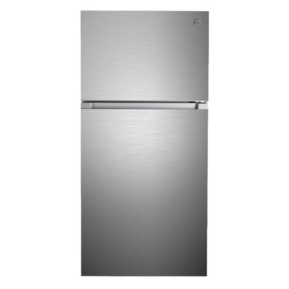 Kenmore 30 in. 18.1 cu. ft. Capacity Refrigerator/Freezer with Adjustable Glass Shelving, Humidity Control Crispers, Ice Maker, ENERGY STAR Certified, Fingerprint Resistant Stainless Steel - CookCave