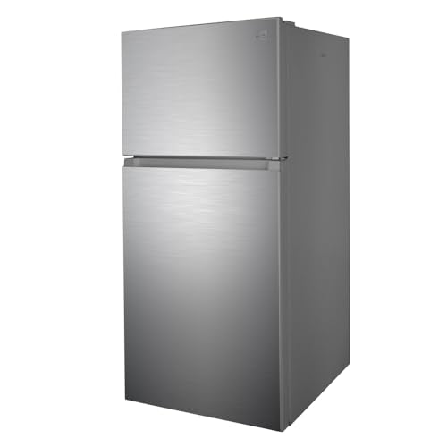 Kenmore 30 in. 18.1 cu. ft. Capacity Refrigerator/Freezer with Adjustable Glass Shelving, Humidity Control Crispers, Ice Maker, ENERGY STAR Certified, Fingerprint Resistant Stainless Steel - CookCave