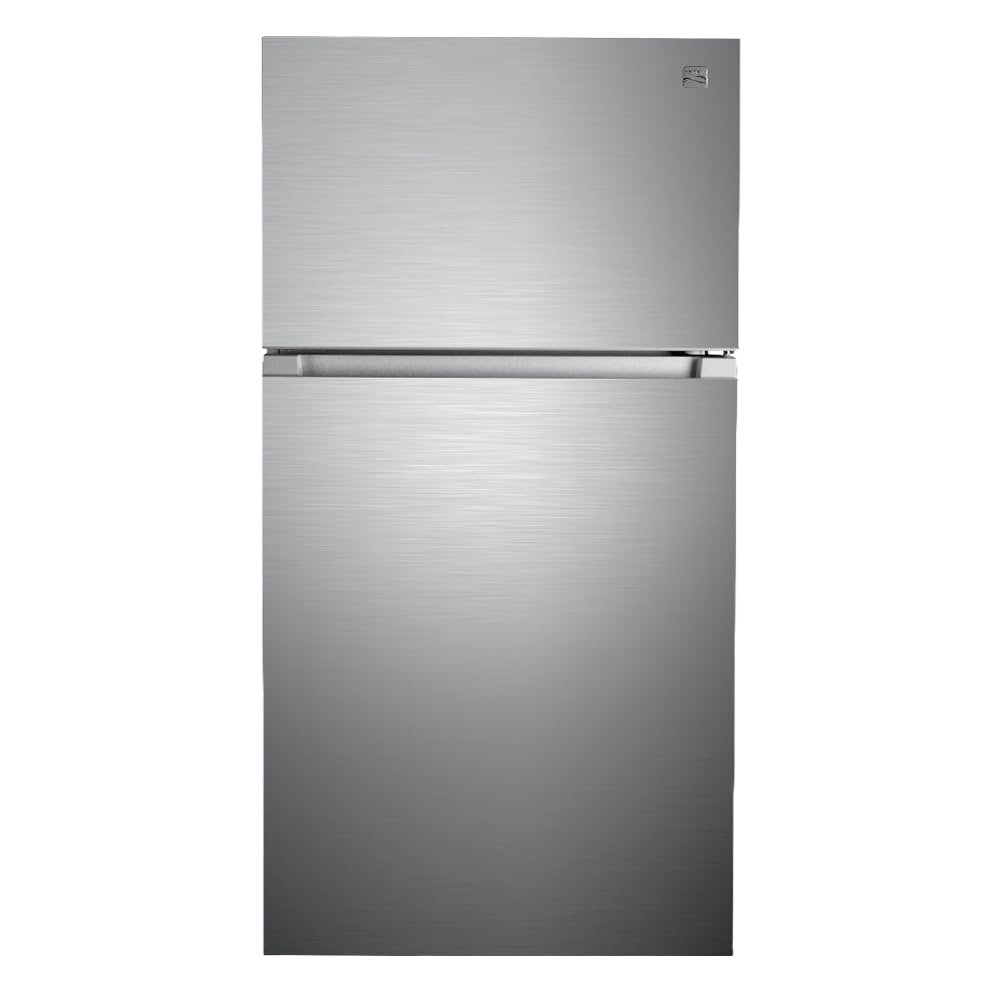 Kenmore 33 in. 20.4 cu. ft Capacity Refrigerator/Freezer with Full-Width Adjustable Glass Shelving, Humidity Control Crispers, Ice Maker, ENERGY STAR Certified, Fingerprint Resistant Stainless Steel - CookCave