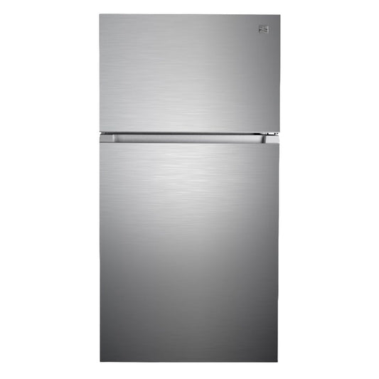 Kenmore 33 in. 20.4 cu. ft Capacity Refrigerator/Freezer with Full-Width Adjustable Glass Shelving, Humidity Control Crispers, Ice Maker, ENERGY STAR Certified, Fingerprint Resistant Stainless Steel - CookCave
