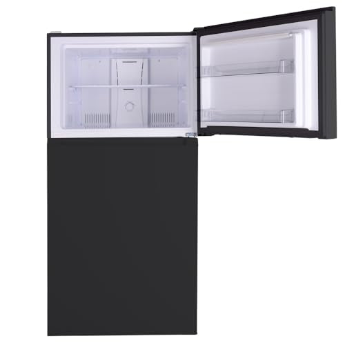 Kenmore 33 in. 20.5 cu. ft. Capacity Refrigerator/Freezer with Full-Width Adjustable Glass Shelving, Humidity Control Crispers, ENERGY STAR Certified, Black - CookCave