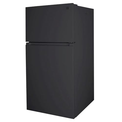 Kenmore 33 in. 20.5 cu. ft. Capacity Refrigerator/Freezer with Full-Width Adjustable Glass Shelving, Humidity Control Crispers, ENERGY STAR Certified, Black - CookCave