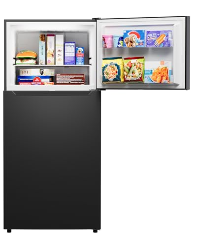 Kenmore 4661349 30" W Top Freezer Refrigerator with Adjustable Glass Shelving, Humidity Control Crispers, Quiet and Energy Efficient Inverter Compressor, Black - CookCave