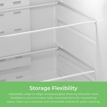 Kenmore 4661359 30" W Top Freezer Refrigerator with Adjustable Glass Shelving, Humidity Control Crispers, Quiet and Energy Efficient Inverter Compressor, Black - CookCave