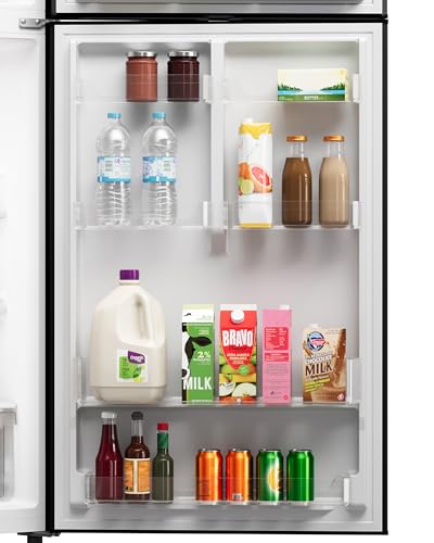 Kenmore 4661359 30" W Top Freezer Refrigerator with Adjustable Glass Shelving, Humidity Control Crispers, Quiet and Energy Efficient Inverter Compressor, Black - CookCave