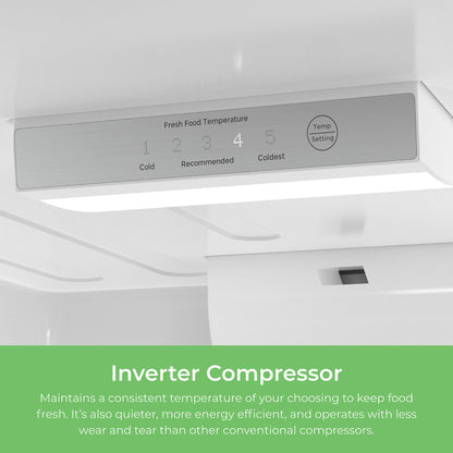 Kenmore 4661359 30" W Top Freezer Refrigerator with Adjustable Glass Shelving, Humidity Control Crispers, Quiet and Energy Efficient Inverter Compressor, Black - CookCave