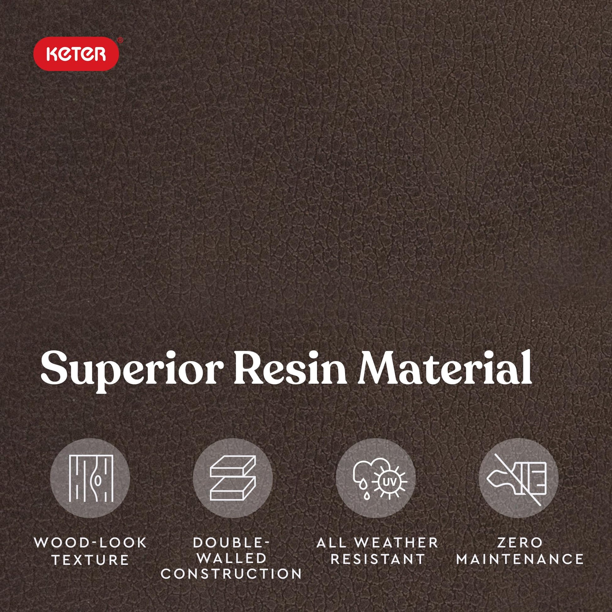 Keter Kentwood 92 Gallon Resin Deck Box-Organization and Storage for Patio Furniture Outdoor Cushions, Throw Pillows, Garden Tools and Pool Floats, Dark Grey - CookCave