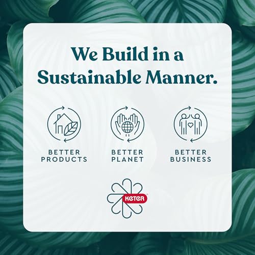 Keter Marvel Plus 71 Gallon Resin Deck Box Organization and Storage for Patio Storage Box Outdoor Cushions, Throw Pillows, Garden Tools and Pool Accessories, Dark Grey - CookCave