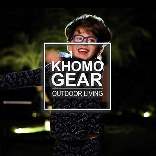KHOMO GEAR 20 ft Outdoor Projector Screen - Supports Front and Rear Projection - Includes Inflation Fan, Tie-Downs and Storage Bag - Inflatable Projector Screen - CookCave