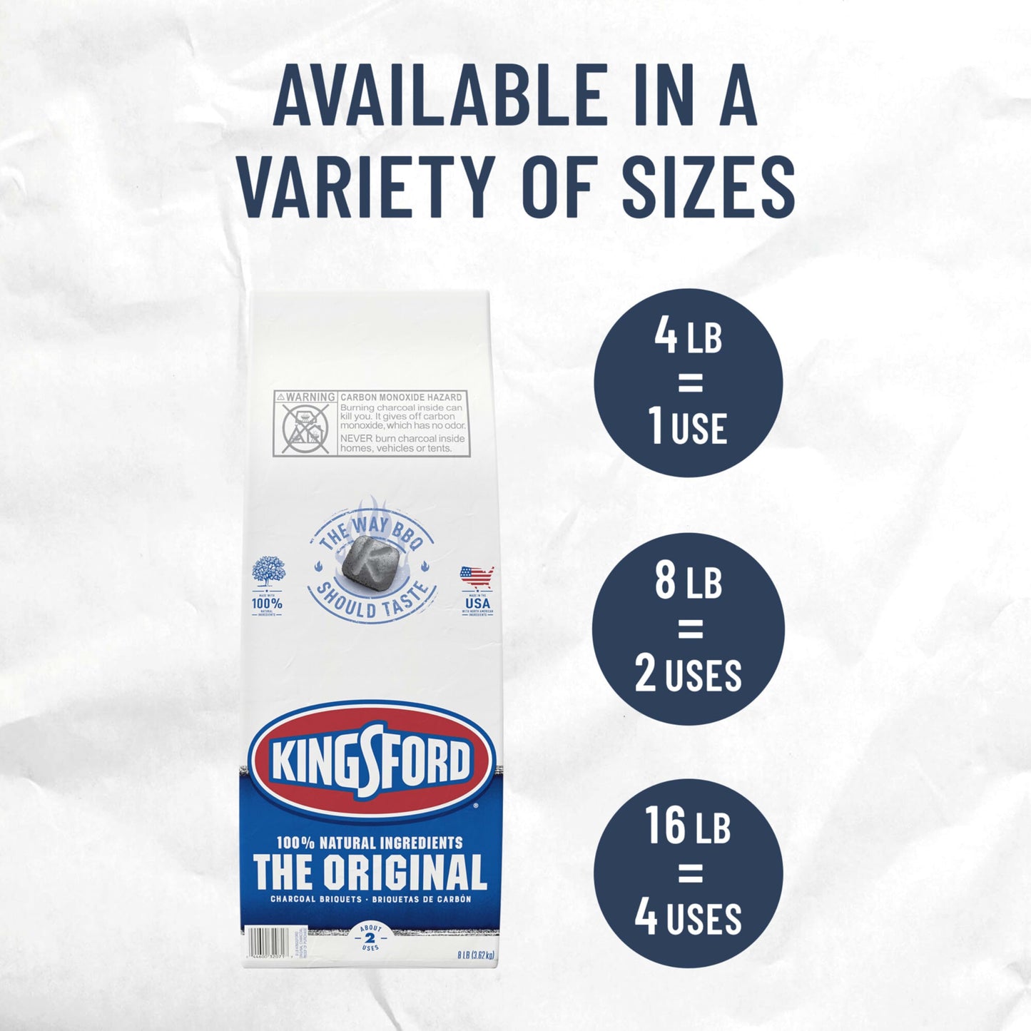 Kingsford Original Charcoal Briquettes, BBQ Charcoal for Grilling, 16 Pounds (Package May Vary) - CookCave