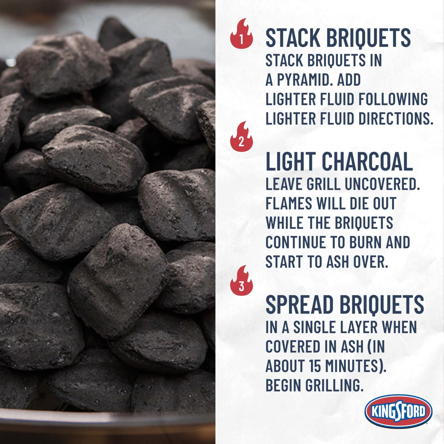 Kingsford Original Charcoal Briquettes, BBQ Charcoal for Grilling, 16 Pounds (Package May Vary) - CookCave