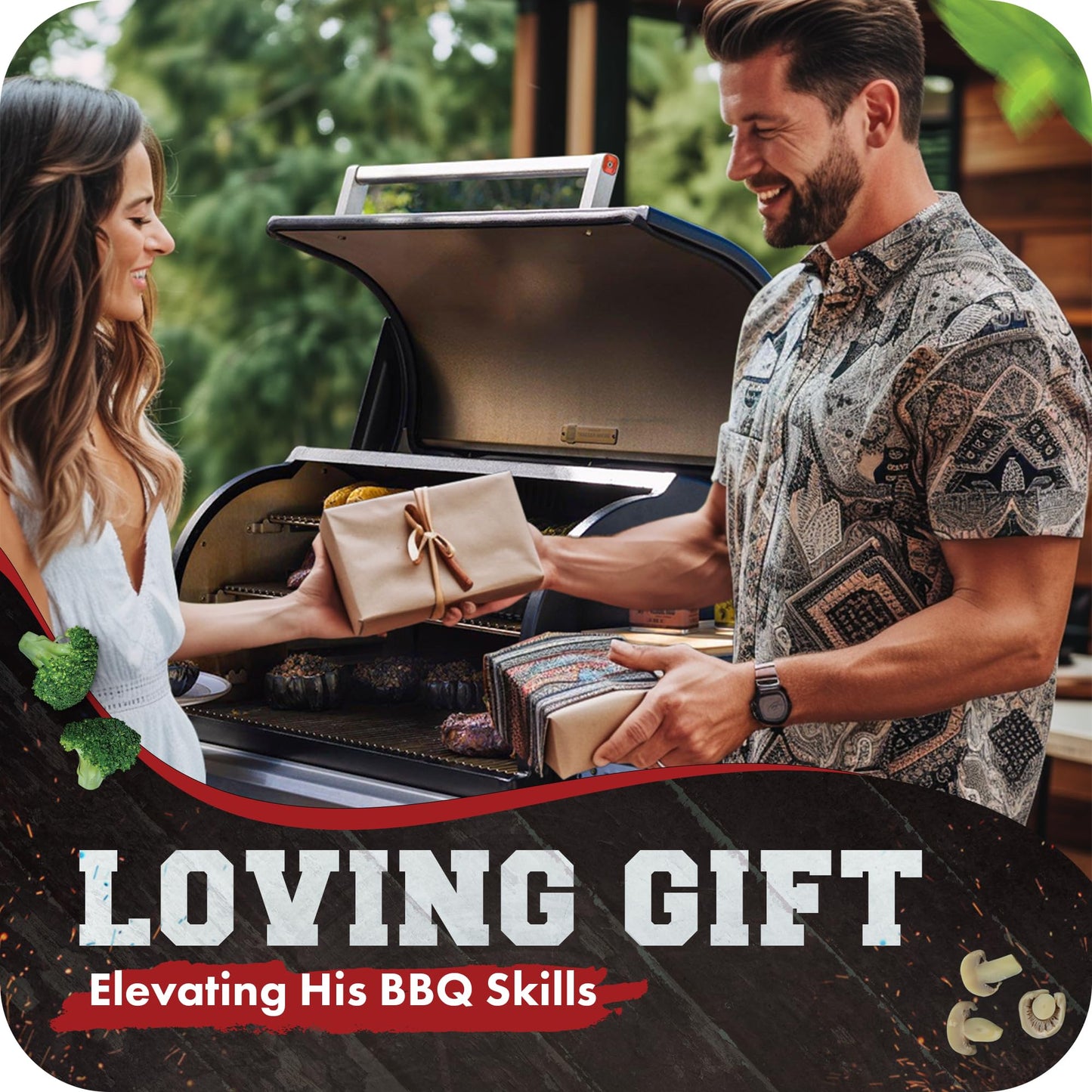 KITCHEN PERFECTION Silicone Smoker Oven Gloves-Extreme Heat Resistant BBQ Gloves-Handle Hot Food Right on Your Grill Fryer & Pit|Waterproof Grilling Cooking Baking Mitts|Superior Value Set +3 Bonuses - CookCave