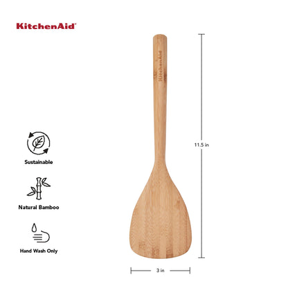 KitchenAid Universal Bamboo Short Turner, One size, Wood - CookCave