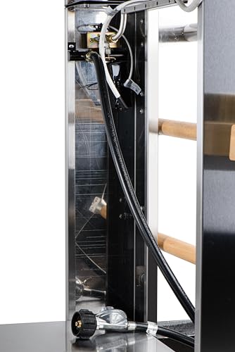 KoolMore KM-OKS-DFPO 32 in. Outdoor Gas and Wood Fired Pizza Oven in Stainless-Steel, Silver - CookCave