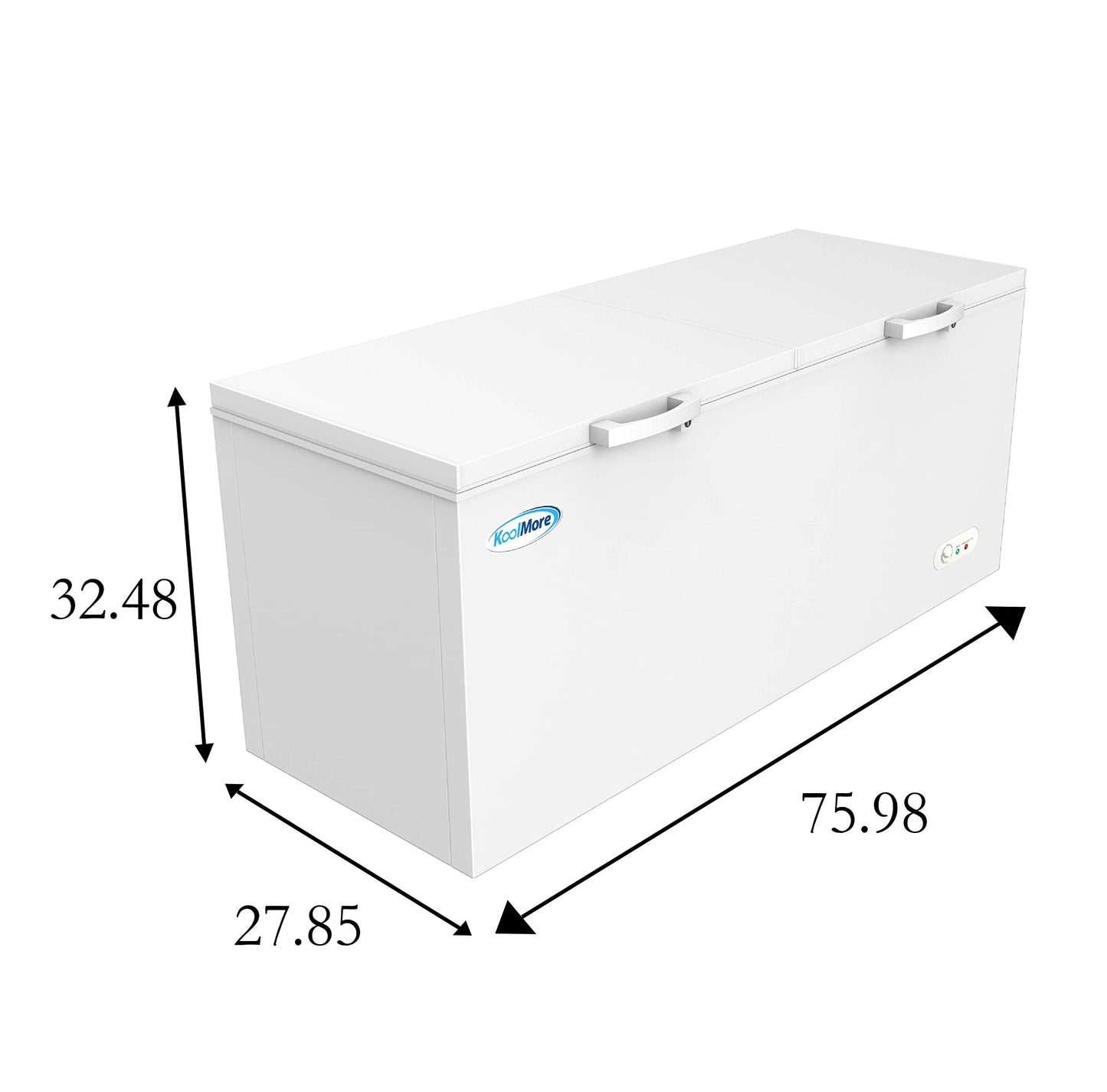 KoolMore SCF-20C Chest Freezer, 20 cu. Ft, White - CookCave