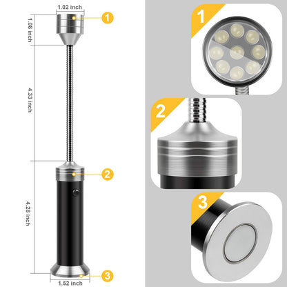 KOSIN Barbecue Grill Light for Outdoor Grill, Super-Bright Led Bbq Lights, Gifts for Men, Traeger Pit Boss Smoker Grill Accessories,Batteries Included - CookCave