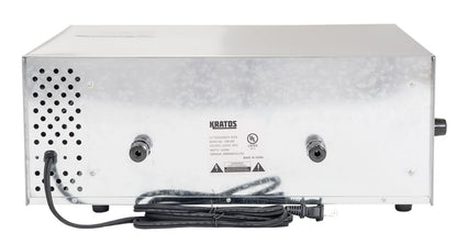 Kratos Commercial Countertop Pizza Oven, Stainless Steel Electric Pizza/Snack Oven with Timer, Fits 12" Pizzas, 120V, 1450 Watts, For Commercial and Home Use - CookCave