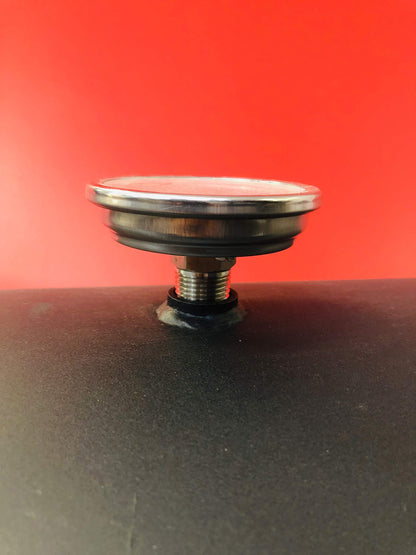 LavaLock® 3" Adjustable Gas Charcoal Smoker Pit Grill BBQ Thermometer Electric Heavy Duty Stainless 2.5" stem - CookCave