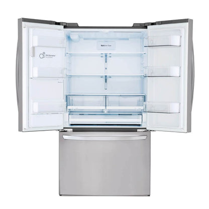 LG LRFS28XBS 27.7 Cu. Ft. Stainless Steel French Door Refrigerator - CookCave